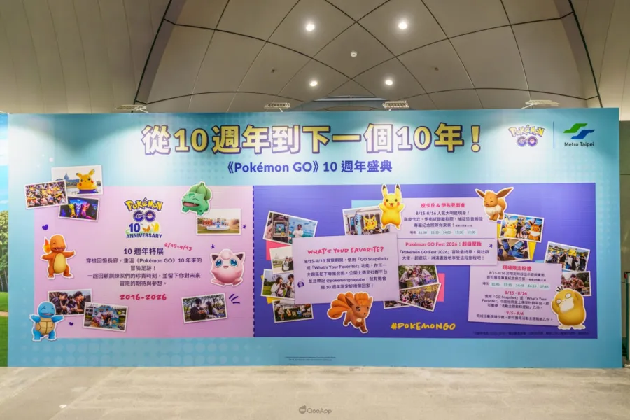 《Pokémon GO》10週年特展開幕!與皮卡丘、伊布一同回顧十年精采冒險足跡! 5 十週年特展開幕 006